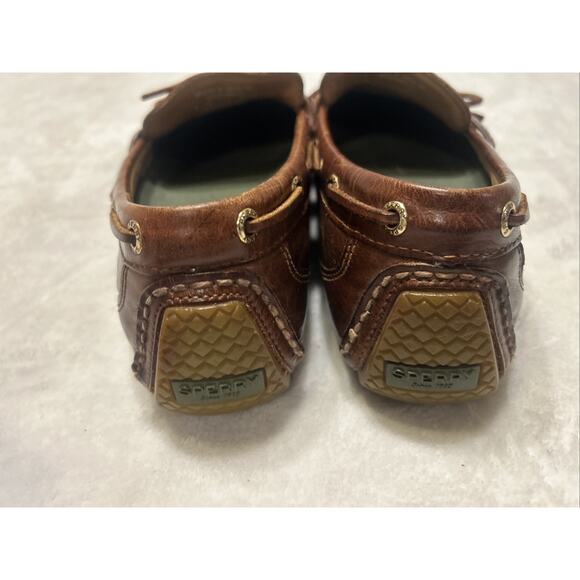 Sperry Gold Cup Mens Shoes 9.5 M Harpswell Moccasins Leather 1-Eye Driving - Picture 4 of 8